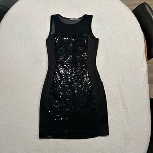 Baileygirl Bodycon Black Dress size medium
